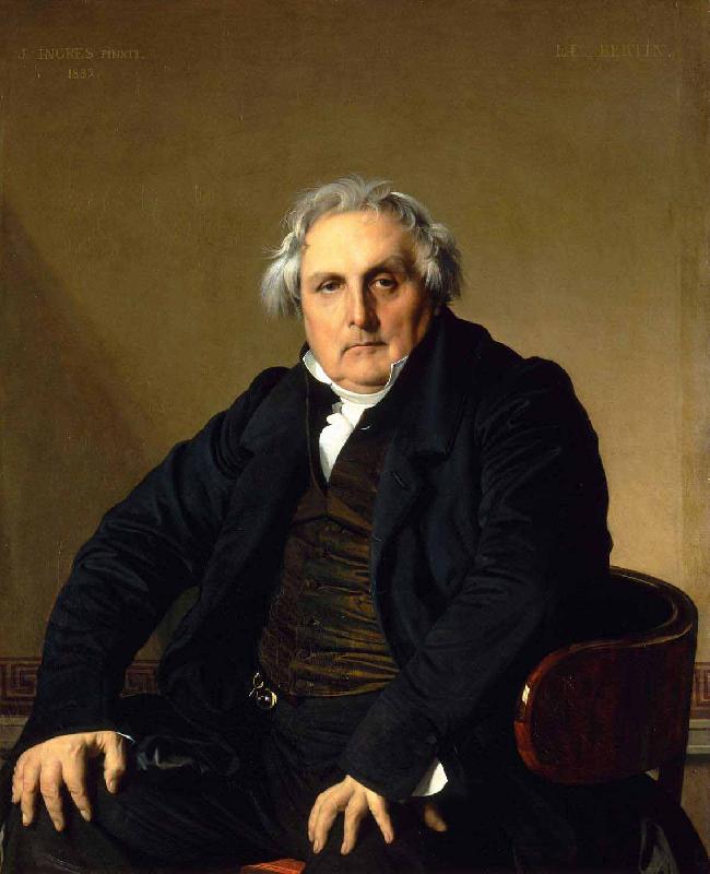 Jean Auguste Dominique Ingres Portrait of Monsieur Bertin oil painting image